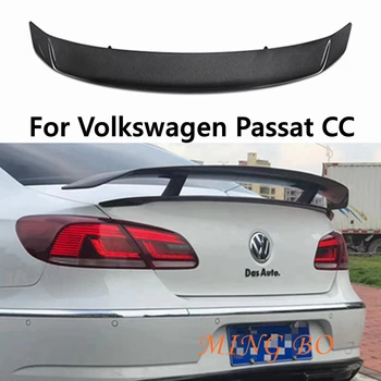 Для Volkswagen Passat CC 2009-2018 Карбоновое волокно FRP, Кованый карбоновый задний спойлер, Крыло багажника