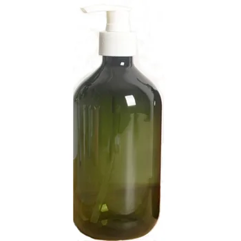 емкость 500 мл Цветная многоразовая бутылка для лосьона из ПЭТ-пластика с белым насосом-распылителем
