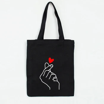 Женская холщовая складная сумка для покупок, Мультяшная хлопковая сумка, Женские сумки, сумка-тоут, сумка для покупок Bolsa Feminina