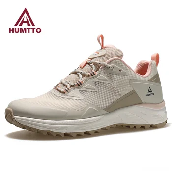 Женские кроссовки марки HUMTTO Trail, дышащие кроссовки для бега, женские спортивные кроссовки для бега, роскошные дизайнерские повседневные женские кроссовки