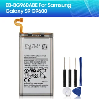 Замена аккумулятора Samsung EB-BG960ABE для Samsung GALAXY S9 G9600 SM-G960F SM-G960 G960F G960 3000 мАч Аккумулятор для телефона