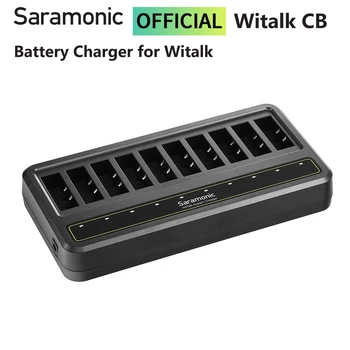 Зарядное устройство Saramonic WiTalk-CB с 10 отсеками для гарнитур внутренней связи WiTalk и литий-ионных аккумуляторов Hub WiTalk-BP