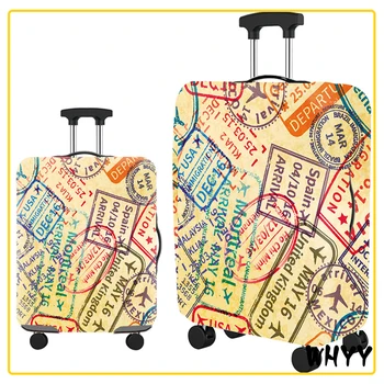 Защитный чехол для багажа с надписью WHYY Stamp Graffiti, Эластичный 18-32-дюймовый чемодан, защитный чехол, чехлы, аксессуары для путешествий