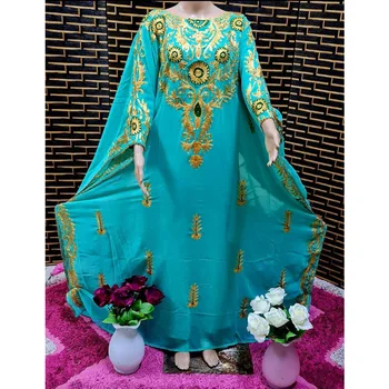 Зеленые Кафтаны Платье Farasha Abaya В Дубае Марокко Очень Модное Длинное Платье Европейского и американского Модного Тренда
