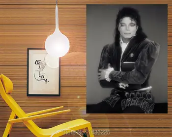 Знаменитые черно-белые картины Майкла Джексона картина маслом художественная роспись на холсте для продажи для домашнего декора настенный декор
