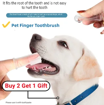 Зубная щетка для собак, Игрушки для домашних животных, Защита окружающей среды, Силиконовые Собаки, Кошки, Чистящие Зубы, Зоотовары, Зубные щетки