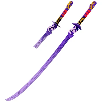 Игра Genshin Impact Raiden Shogun Beelzebul Raiden Ei Оружие Длинный нож Косплей Оружие Реквизит Длинный нож