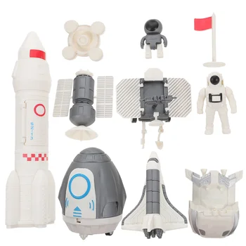 Игрушки для мальчиков 5 лет, аэрокосмические игрушки, Ракеты, Забавные интересные аксессуары для мальчиков, Обучающий пластиковый астронавт, Детский дом