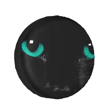 Изображения животных Черный кот Голубоглазый кот Wallpaper_yy.io Чехол для шин