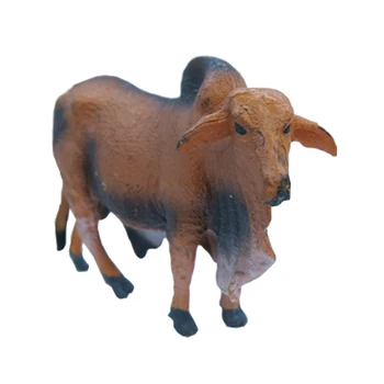 Имитационная модель крупного рогатого скота Куклы Пластиковые Животные Предметы мебели для рабочего стола Модель сельскохозяйственных животных Детский маленький подарок 2021