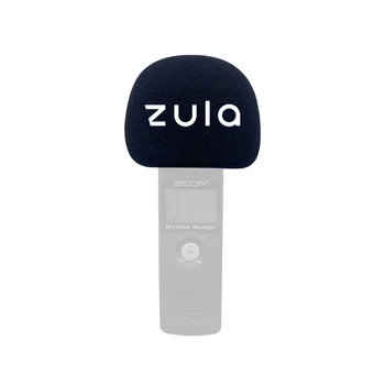 Индивидуальные Флокированные Микрофонные чехлы с пенопластовой печатью, Лобовое стекло с логотипом, Губчатый Ветрозащитный экран для ZOOM H5 H1