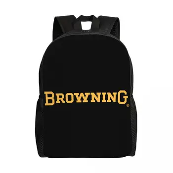 Индивидуальный Рюкзак Browning для женщин и мужчин, Повседневная сумка для книг для колледжа, школьные сумки
