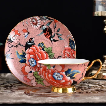 Китайские изысканные керамические чашки в пасторальном стиле, художественные кофейные чашки, принадлежности для приготовления пищи, Декоративные кофейные чашки, Кухонные чашки для питья.