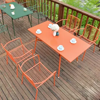 Комбинация стола и Стула на открытом воздухе, Обеденная Мебель во внутреннем дворе Виллы, Комбинация Стола и стула