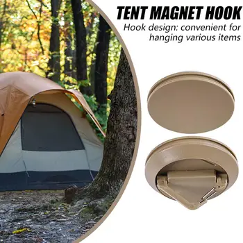 Легкий Крюк для палатки для кемпинга на открытом воздухе, Портативный Легкий сильный магнитный крюк для крепления палатки для походов на открытом воздухе