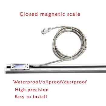 Магнитный датчик уплотнения магнитных весов закрытого типа с лентой, разрешение 0,005 мм, Пылезащитный линейный энкодер