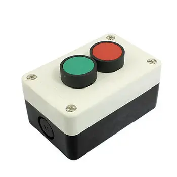 Мгновенная кнопка Красный Зеленый 2 Переключателя Станции управления Ui 600V Ith 10A