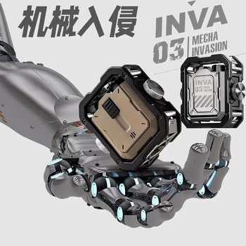 Механическое вторжение TWS Yeezen INVA-S 03 Беспроводные Игровые Наушники Bluetooth HIFI In Ear Metal Gamer Esports Вращающиеся Наушники