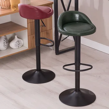 Минималистичные современные барные стулья Дизайнерские Роскошные Вращающиеся акриловые Высокие Барные стулья Эстетичная Расслабляющая Удобная мебель Cadeira
