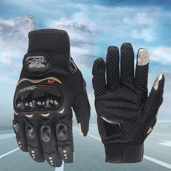 Мотоциклетные перчатки, Дышащие Гоночные перчатки с полными пальцами, Велосипедные перчатки для гонок, Защитные перчатки