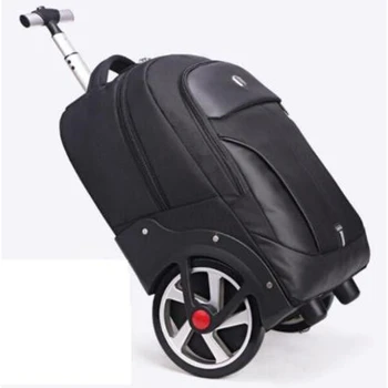 Мужская дорожная сумка-тележка, рюкзак на колесиках, рюкзак на колесиках для бизнес-салона, ручная кладь, дорожная сумка-тележка