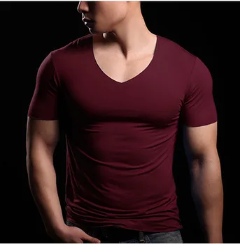 Мужскую футболку с короткими рукавами, летнюю новую свободную футболку с рукавом в пять точек