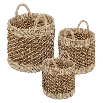 Набор плетеных корзин, окрашенных чаем, можно сделать из меда / 3