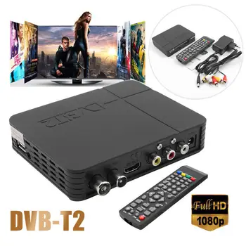 Наземный Ресивер 1080P HD Digital PVR K2 DVB-T2 Широковещательный ТВ-тюнер Box MPEG-2/4 H.264 с поддержкой HDMI с пультом дистанционного управления