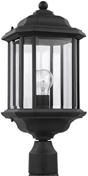 Наружный подвесной светильник-трансформер Kent Outdoor с полуподвесом, одноламповый, черный