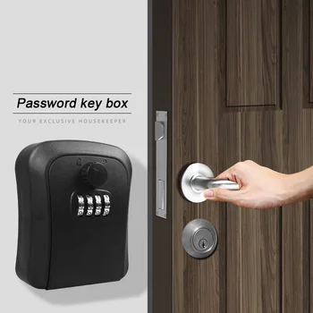 Настенный сейф для ключей, сейф для хранения ключей в домашнем Офисе, Кодовый замок для наружного гаража, внутренний держатель для ключей на открытом воздухе