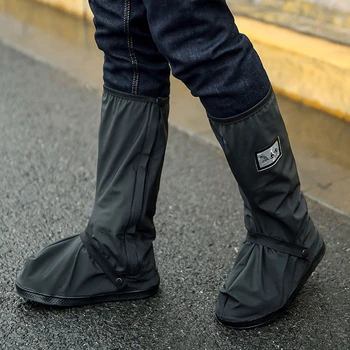 Непромокаемые Чехлы для обуви с толстым Дном, Водонепроницаемые Бахилы для Велоспорта, Водонепроницаемые бахилы для обуви на открытом воздухе, Защита от дождя, Снаряжение для дома