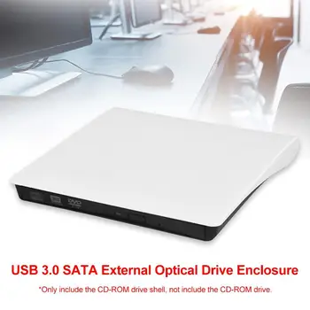 Нескользящий USB 3.0 SATA Внешний DVD-проигрыватель CD-ROM RW Оптический привод Корпус