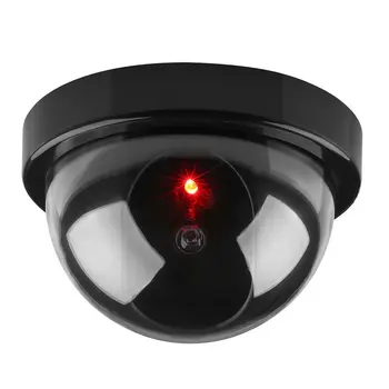 Новая беспроводная фиктивная камера безопасности для домашнего наблюдения Cctv Dome Indoor Outdoor False Hemisphere Simulation Camera