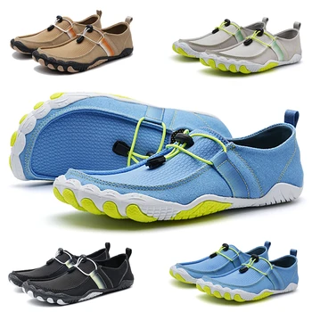 Новая водная обувь для плавания, Мужская и женская пляжная обувь для кемпинга, мягкие нескользящие кроссовки для любителей прогулок, Унисекс, на плоской подошве, для взрослых