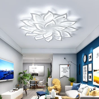 Новая светодиодная люстра для гостиной, спальни, дома, современный потолочный светильник, освещение