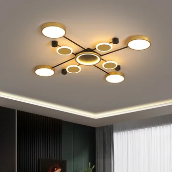 Новая современная светодиодная люстра с дистанционным управлением Для спальни, гостиной, столовой, кухни, бара, Люстра для домашнего освещения
