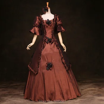 новые вечерние платья для вечеринки в стиле рококо 18 века с милым сердцу костюмом Марии-Антуанетты для выпускного вечера
