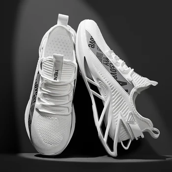 Новые Мужские кроссовки Blade с амортизирующей подушкой, Дизайнерские кроссовки, Дышащая спортивная обувь, Уличные кроссовки для бега трусцой