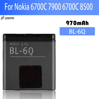 Новый 100% Оригинальный Аккумулятор BL-6Q BL6Q Для Nokia 6700C 7900 6700C 8500 6100s Аккумуляторы для телефонов Bateria