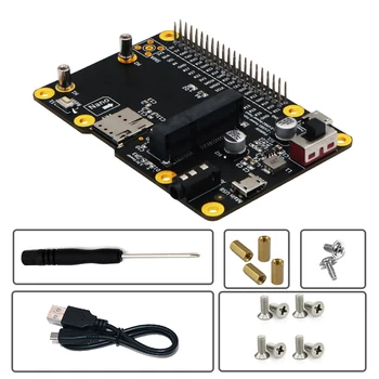 НОВЫЙ 3G 4G LTE Базовый ШЛЯПА Mini PCIE Сетевой адаптер для Raspberry Asus Tinker Board Samsung ARTIK Rock64 Media Liber Компьютерная плата