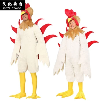 новый детский костюм для косплея петуха для взрослых детей, костюм цыпленка, животное, маскарадные костюмы для Хэллоуина, Карнавала, вечеринки