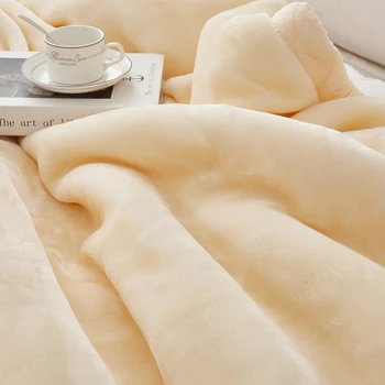 Одинарное одеяло, Стеганое одеяло на зиму, Утолщенное Двойное Рашельное Одеяло, Покрывало для кровати, Двойное теплое Одеяло, Мягкие домашние Постельные принадлежности