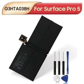 Оригинальная Сменная Батарея Планшета G3HTA038H Для Microsoft Surface Pro 5 Pro5 DYNM02 Microsoft Surface Pro 6 Pro6 5940 мАч