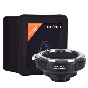 Переходное кольцо для объектива K & F Concept для объективов Nikon с креплением F для адаптера камеры C.