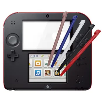 Пластиковый стилус, стилус для сенсорного экрана, Совместимый с игровой консолью Nintendo 2DS, стилус для сенсорного экрана, стилус для 2DS, черный, синий, красный, Новый