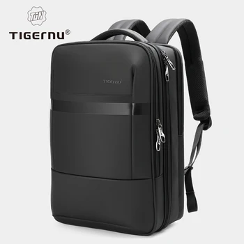 Пожизненная гарантия, Новый противоугонный 15,6-дюймовый рюкзак для ноутбука, мужской Водонепроницаемый рюкзак для путешествий из ТПУ, мужская школьная сумка для мужчин, сумка для багажа