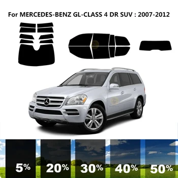 Предварительно нарезанная нанокерамическая Автомобильная УФ-пленка Для Тонировки Окон Для MERCEDES-BENZ GL-CLASS 4 DR SUV 2007-2012