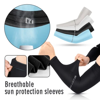 Профессиональные рукава с защитой от ультрафиолета из ледяной ткани, Дышащая быстросохнущая Спортивная одежда для бега, солнцезащитный чехол для рук, рукава для рыбалки, велоспорта