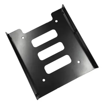 Профессиональный 2,5-3,5-дюймовый SSD Жесткий диск, Металлическая Переходная стойка, Держатель кронштейна для жесткого диска SSD Для ПК, черный