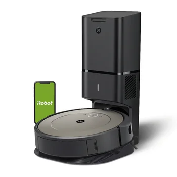 Робот-пылесос iRobot® Roomba® i1+ (1552) с подключением по Wi-Fi, идеально подходящий для удаления шерсти домашних животных, ковров